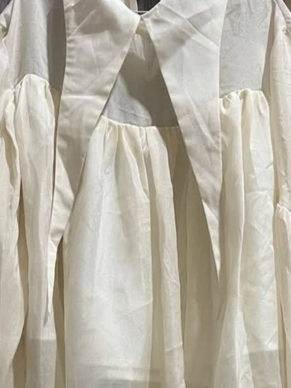 White Long Sleeve Blouse - Picture 2 of 3